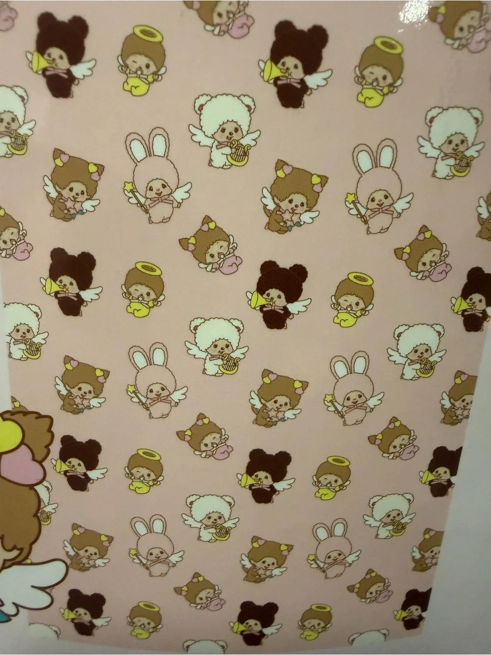 Monchichi NWT Angels Pink Kids Twin Blanket